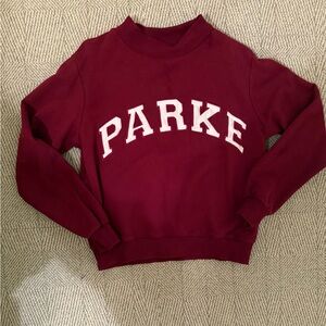 Parke Maroon mockneck size: S/M